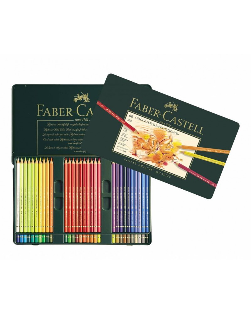 Coffret métal édition noire Faber-Castell 12 couleurs