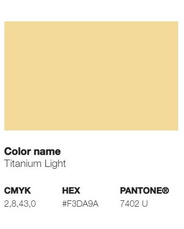 Pantone 7402U - Titane Clair