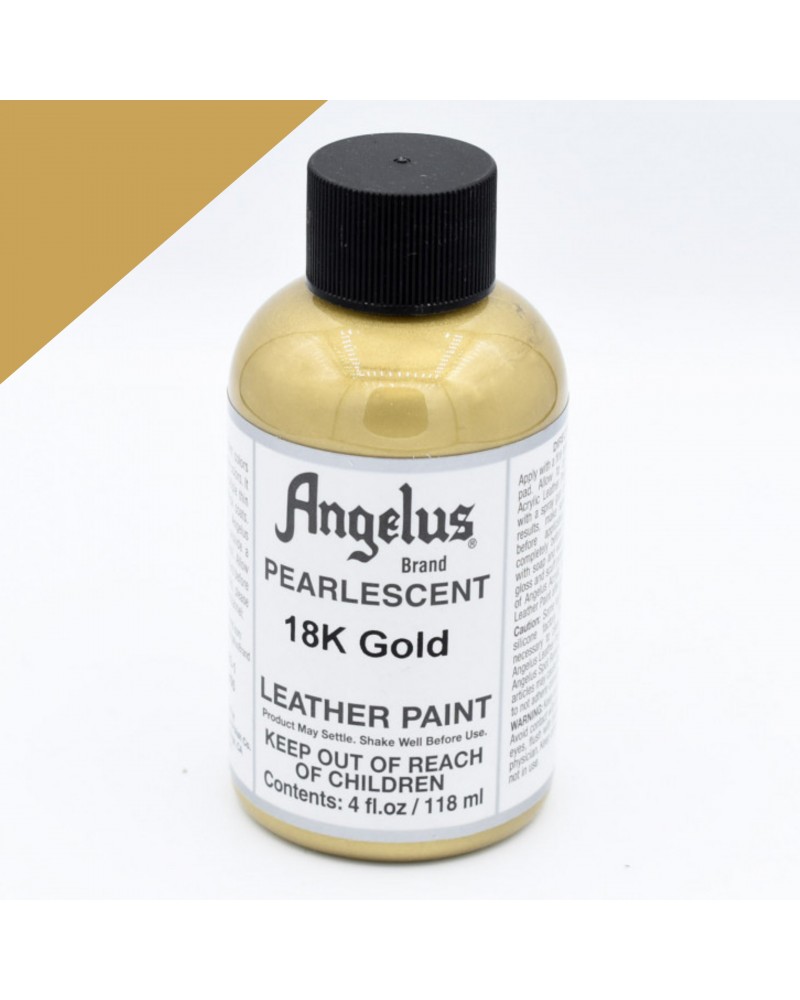 Angelus Acrylic Leather Paint - Black, 1 oz