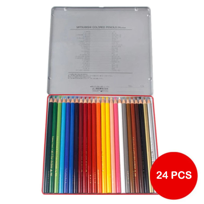 Uni 880 24 Colored japanese Pencil Set