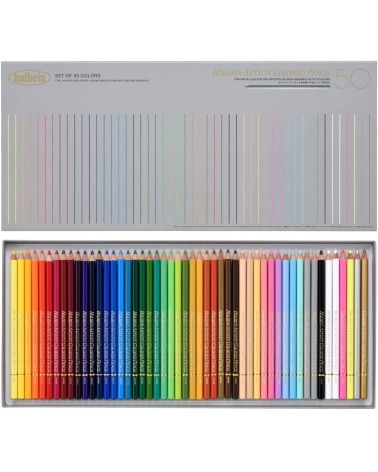 Holbein Artists' Colored Pencil Wood Box Set of 150