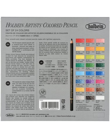 Holbein Colored Pencils, Pastel Colors Set of 12 - The Art Store/Commercial  Art Supply