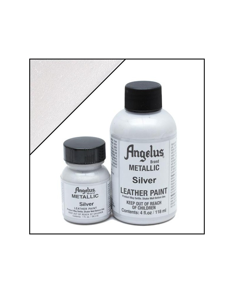Angelus Leather paint Metallic Silver