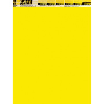 affiche pantone jaune